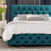 luna-ottoman-bed-plush-velvet-fabric-emerald