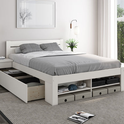 NoomiNoomi Pradis Storage Bed White (FSC-Certified) - Rest Relax