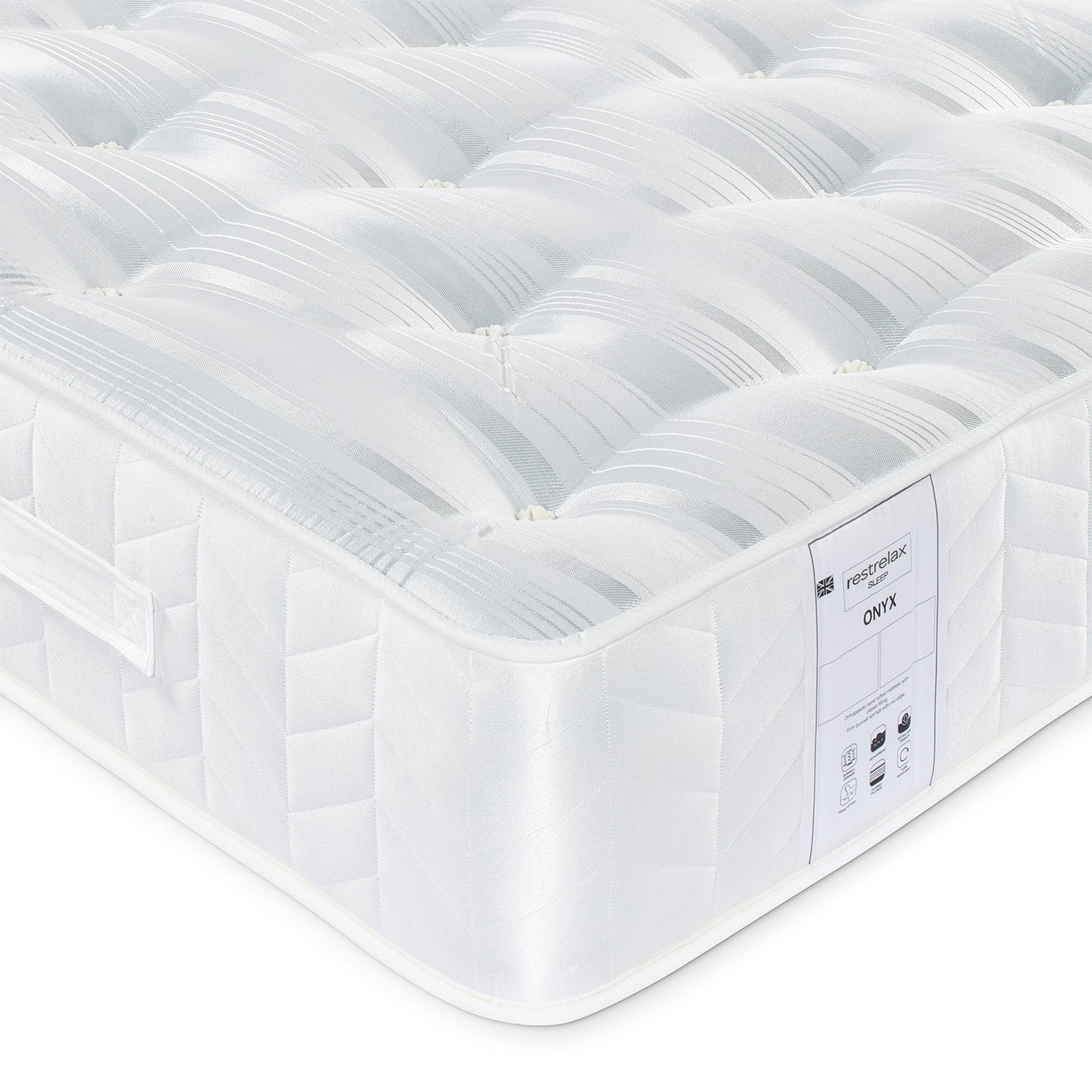 Rest Relax Sleep Onyx Reflex Tufted Ortho Mattress